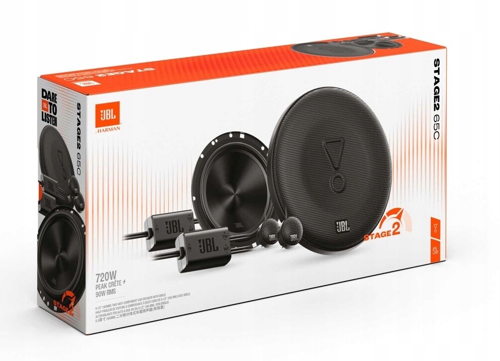 Jbl Stage2 65C Basové reproduktory do auta 165 mm (systém) maskovací prvky