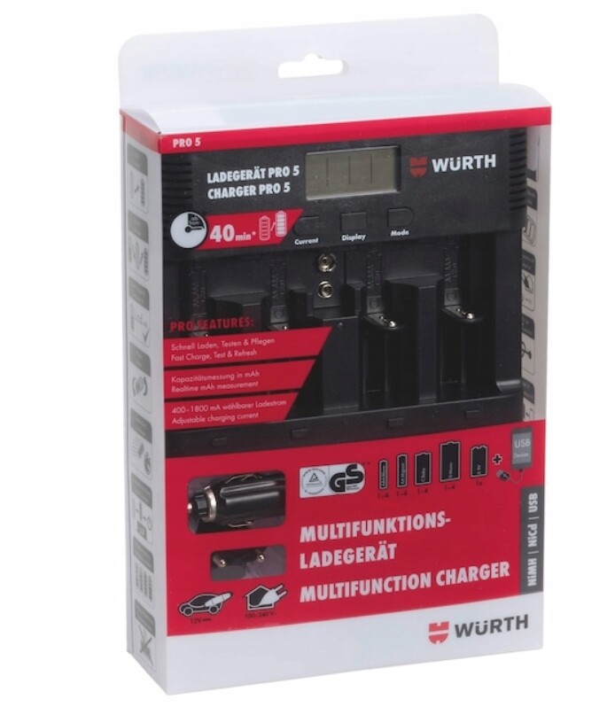 Multifunkční nabíječka Pro 5 (240V AC/12V DC) 08274005