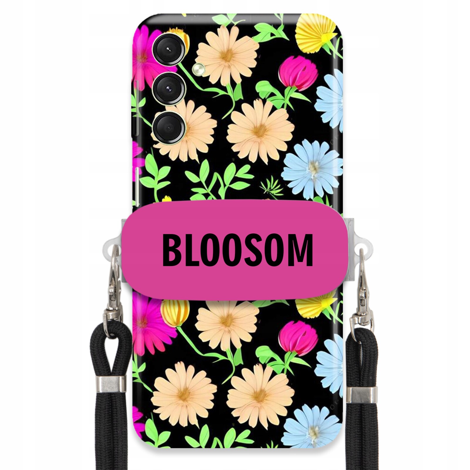 Pouzdro Crossbody Držák Pro Samsung A24 4G Kryt Case Květiny Bloosom Flower