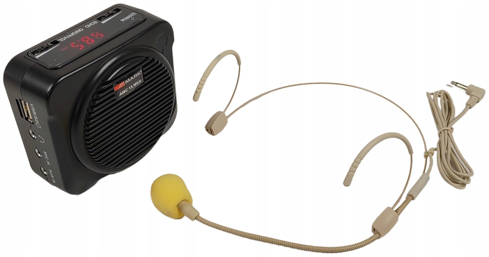 Mark Amc 15 Mkii malý ozvučovací systém s náhlavním mikrofonem