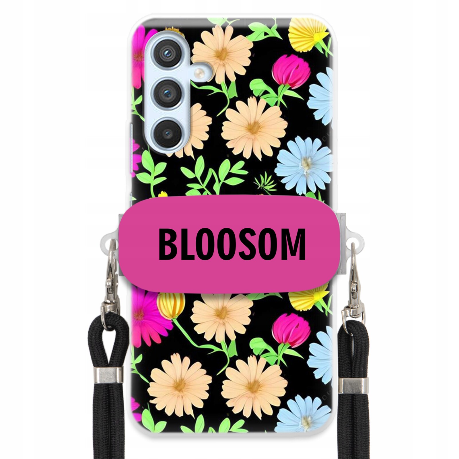 Pouzdro Crossbody Držák Pro Samsung A25 5G Kryt Case Květiny Bloosom Flower