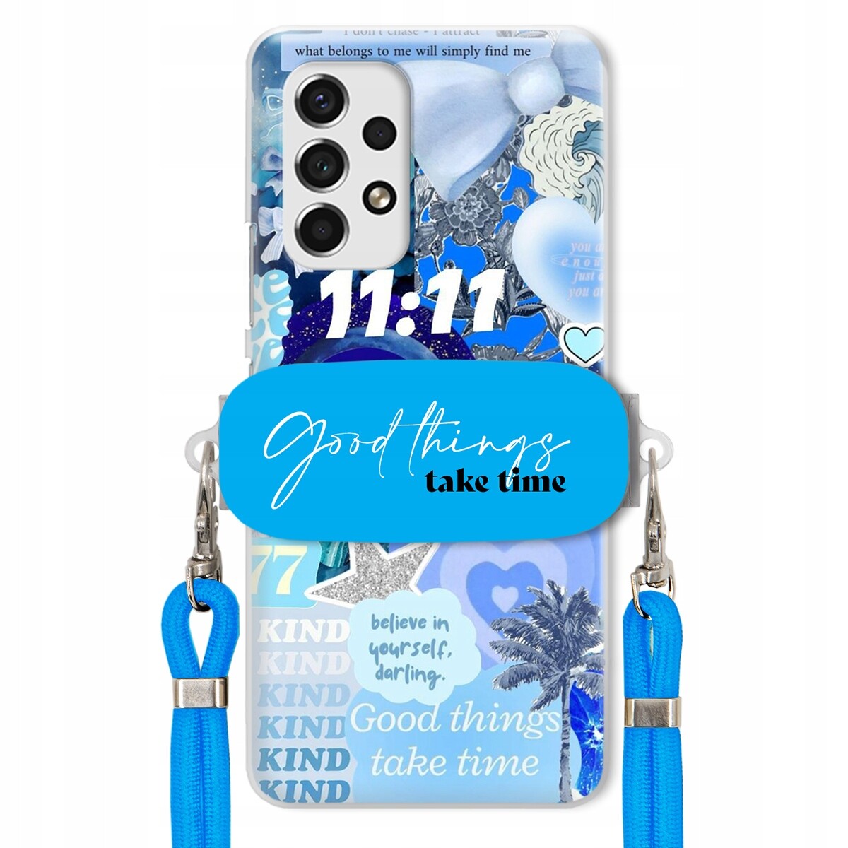 Pouzdro pro Samsung A53 5G Držák Crossbody vodítko Good Things Sea Léta