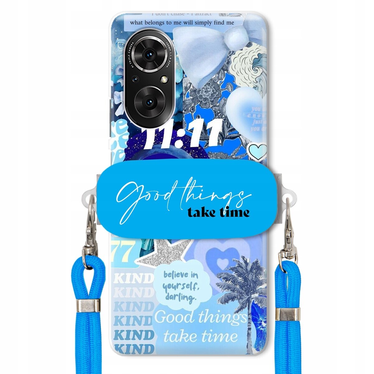 Pouzdro pro Huawei Nova 9 Se Držák Vodítko Crossbody Good Things Take Time