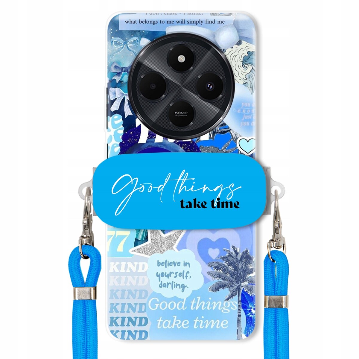 Pouzdro pro Xiaomi Redmi 14C 4G Držák Crossbody vodítko Good Things Dovolená