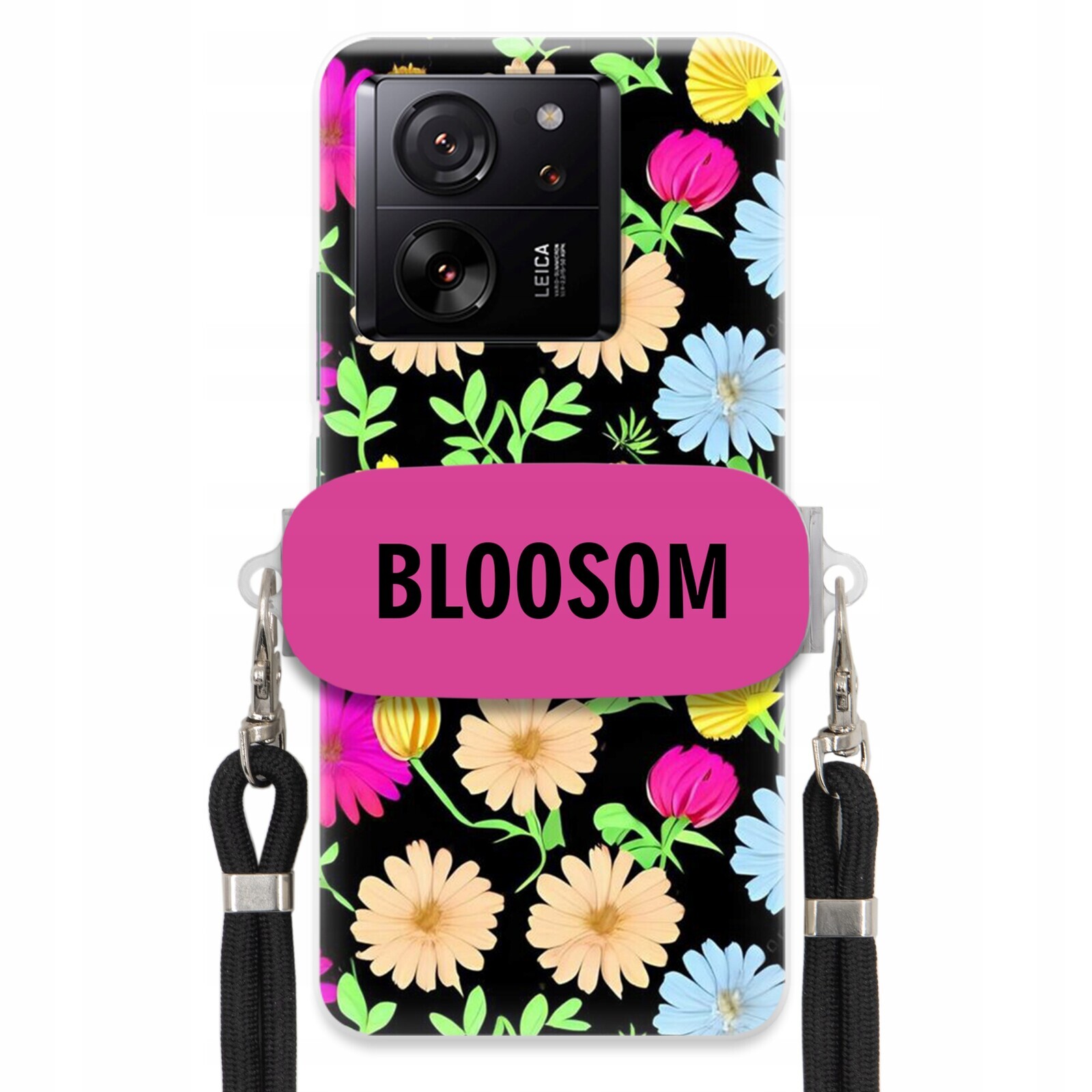 Pouzdro Crossbody Držák Pro Xiaomi 13T Kryt Case Květiny Bloosom Flower