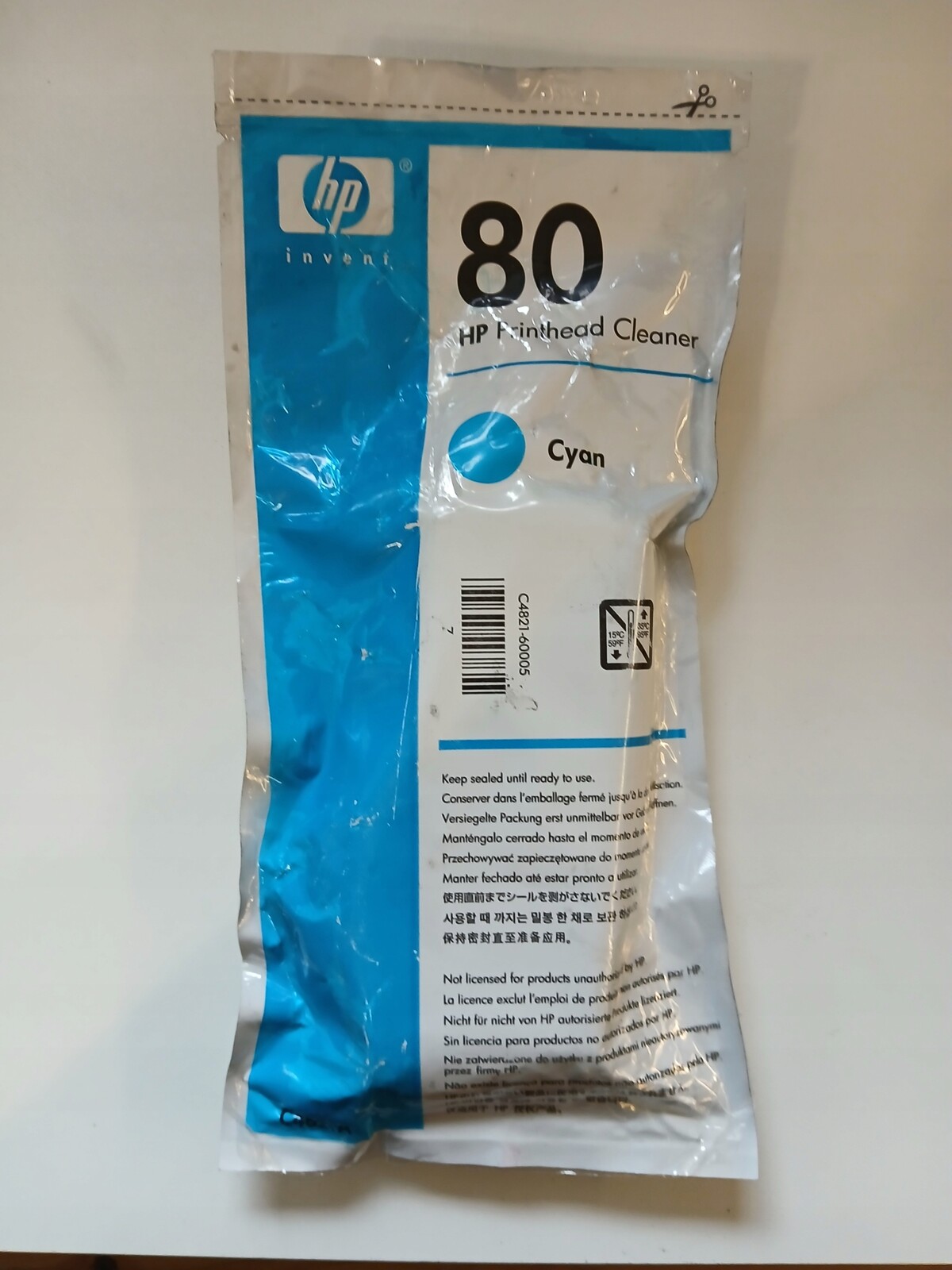 Hp 80 Printhead Cleaner C4821A Cyan Originál
