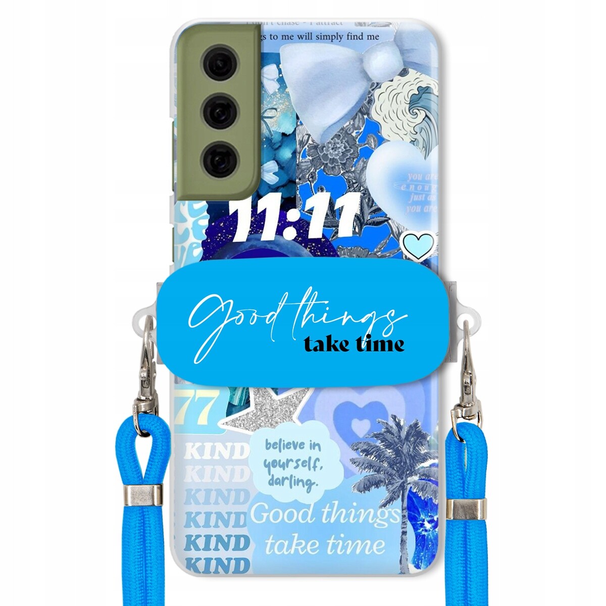 Pouzdro pro Samsung S21 Fe Držák Crossbody vodítko Good Things Sea Léta