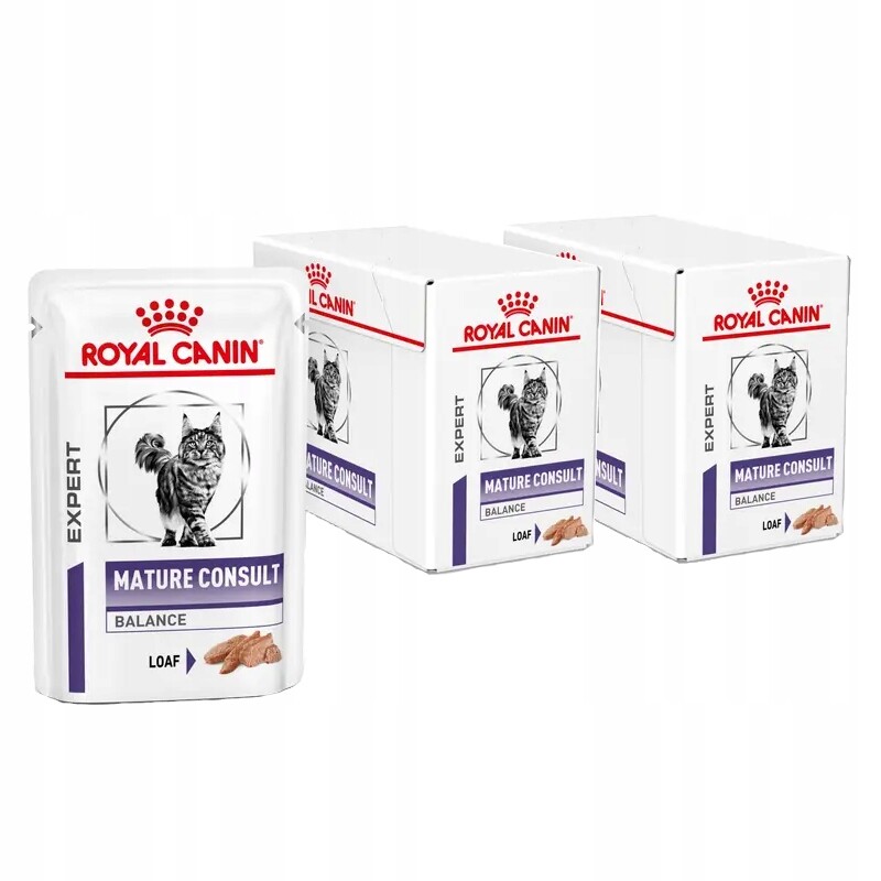 Royal Canin Vet Mature Consult Balance 48x85 g pro starší kočky s nadváhou