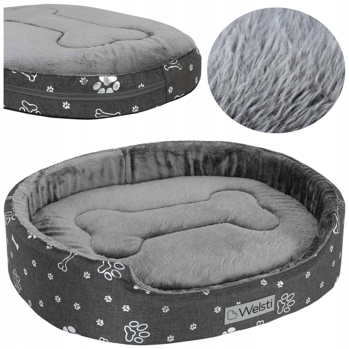 Pelíšek pro psa z měkké kožešiny Welsti XXL 100x80