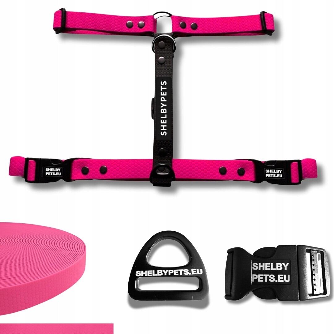 Voděodolné Postroje Pro Velkého Psa Guard Pvc Biothane S A Woofy Harness