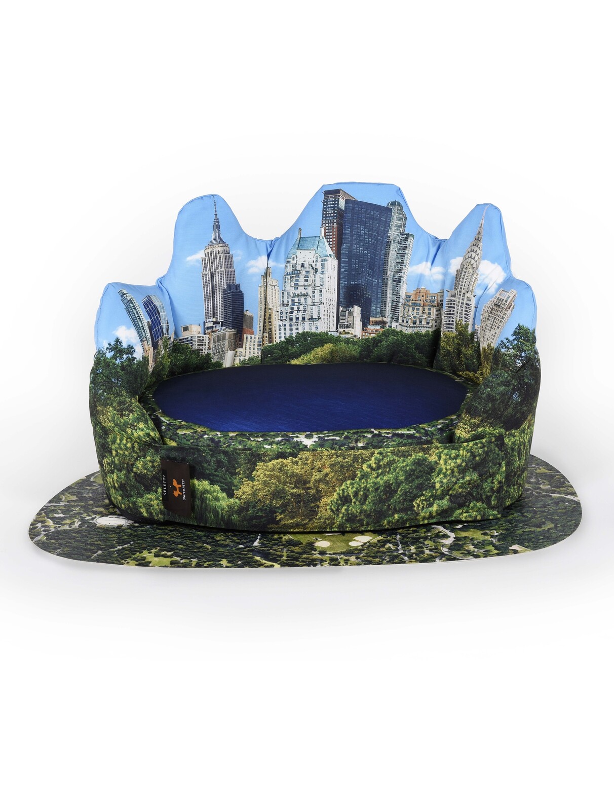 United Pets Seletti Pelíšek pro psa New York s podložkou