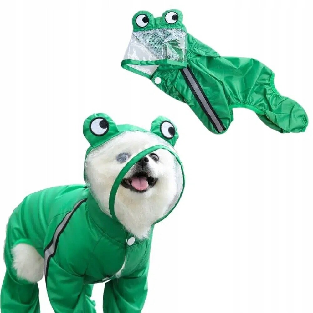 Pláštěnka Pro Psa Voděodolná Pohodlná Randal zelená 5XL