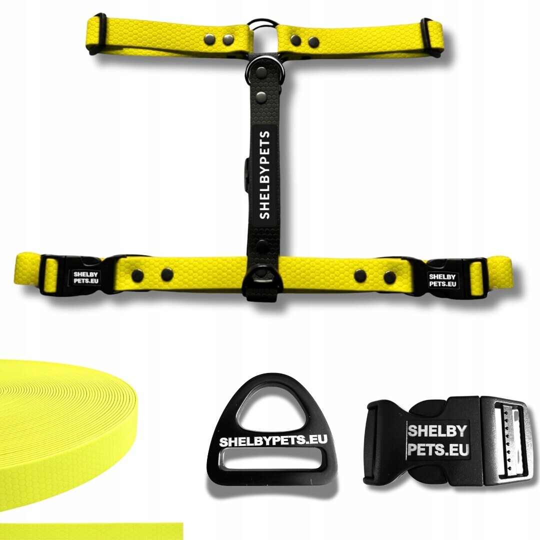 Voděodolné Obojky Pro Velkého Psa Guard Pvc Biothane M A Woofy Harness