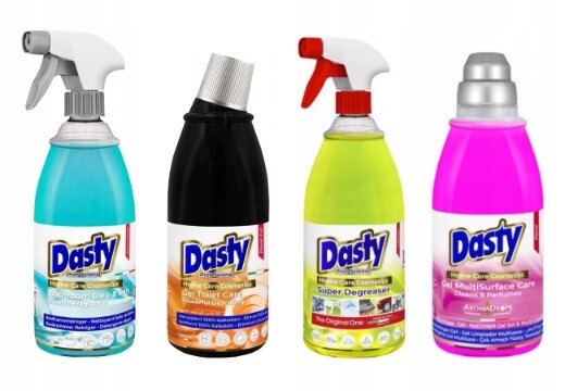 Dasty Sada domácí chemie odmašťovač, prostředek na mytí podlah, gel na Wc