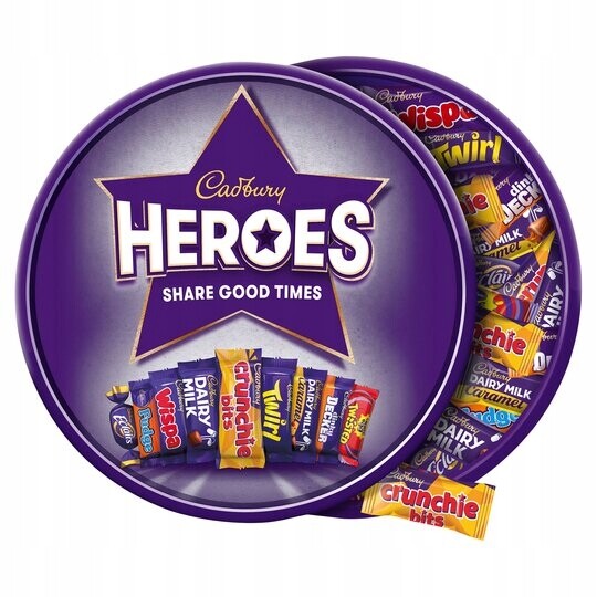 Cadbury Heroes 1,1 kg, bez krabičky!