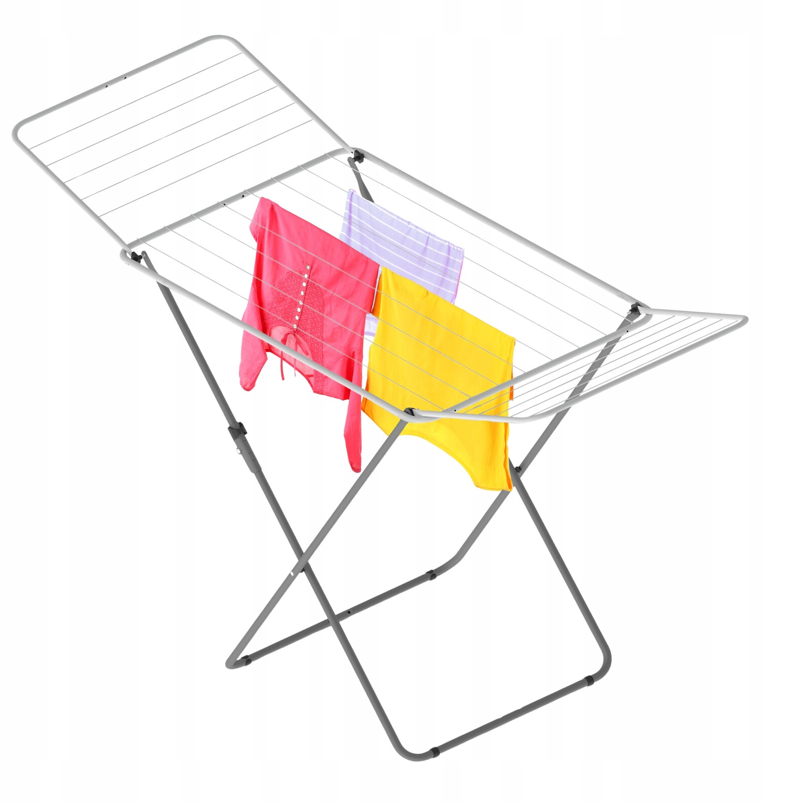 Sušák Na Prádlo, Zlomená Noha, Rozkládací, Bílá, Pevná