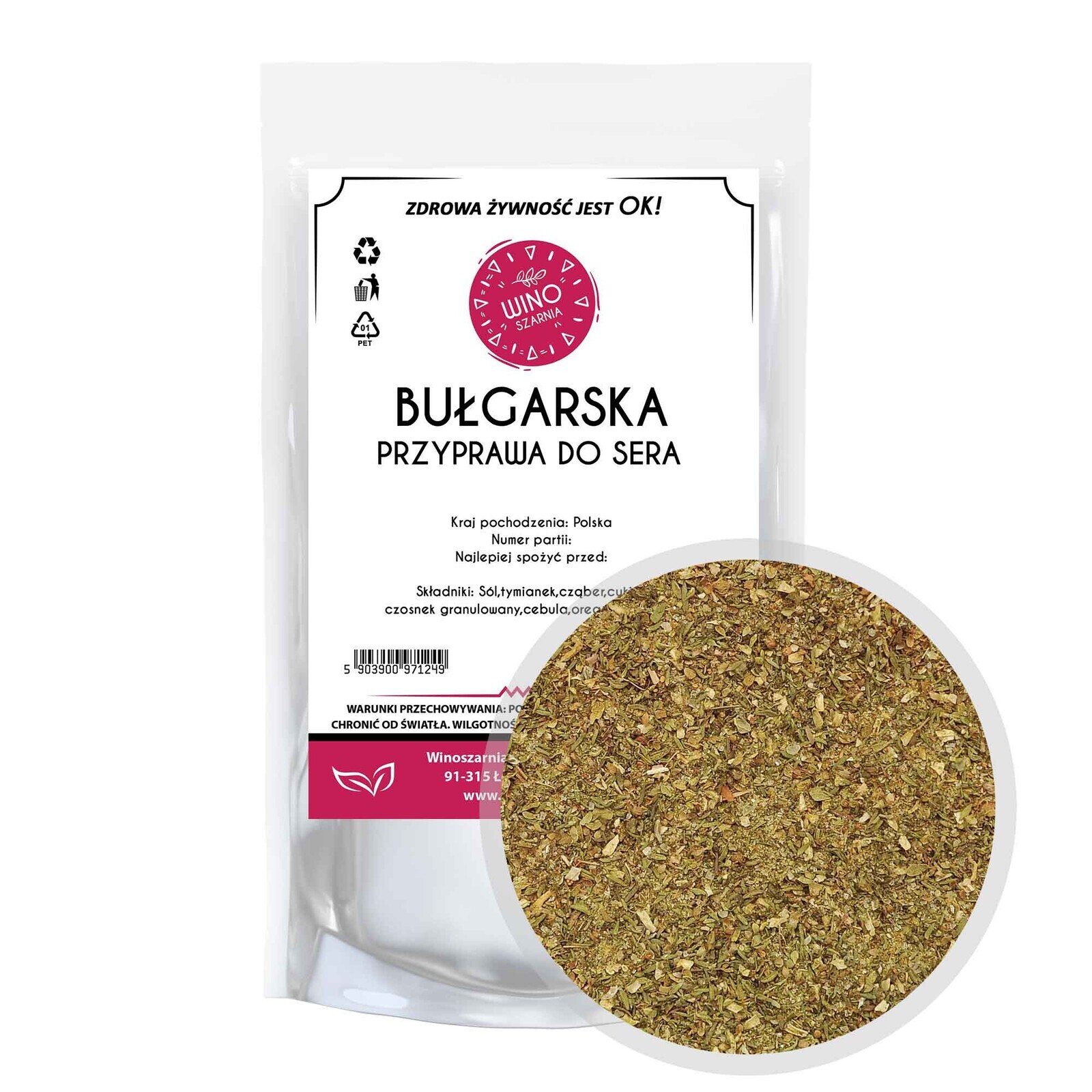 Směs koření na bulharský sýr 1 kg