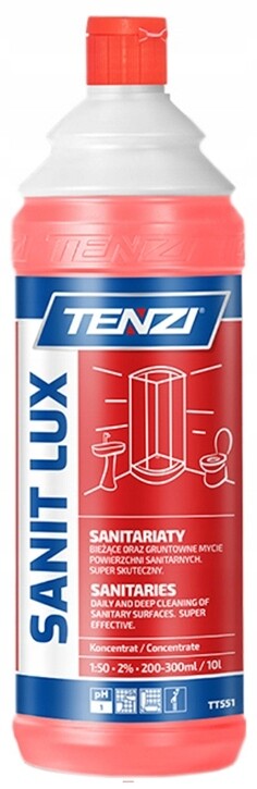 Tenzi Sanit Lux Koncentrát Pro Mytí Sanitárních Armatur Kabin 1 L