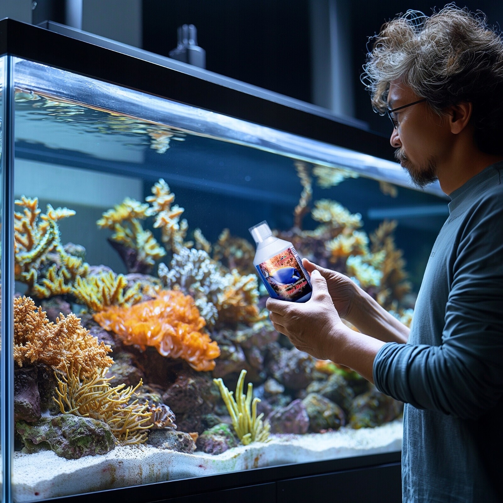 Tekutina Na Vláknité Řasy Do Mořského Akvária Bezpečná 500 ML