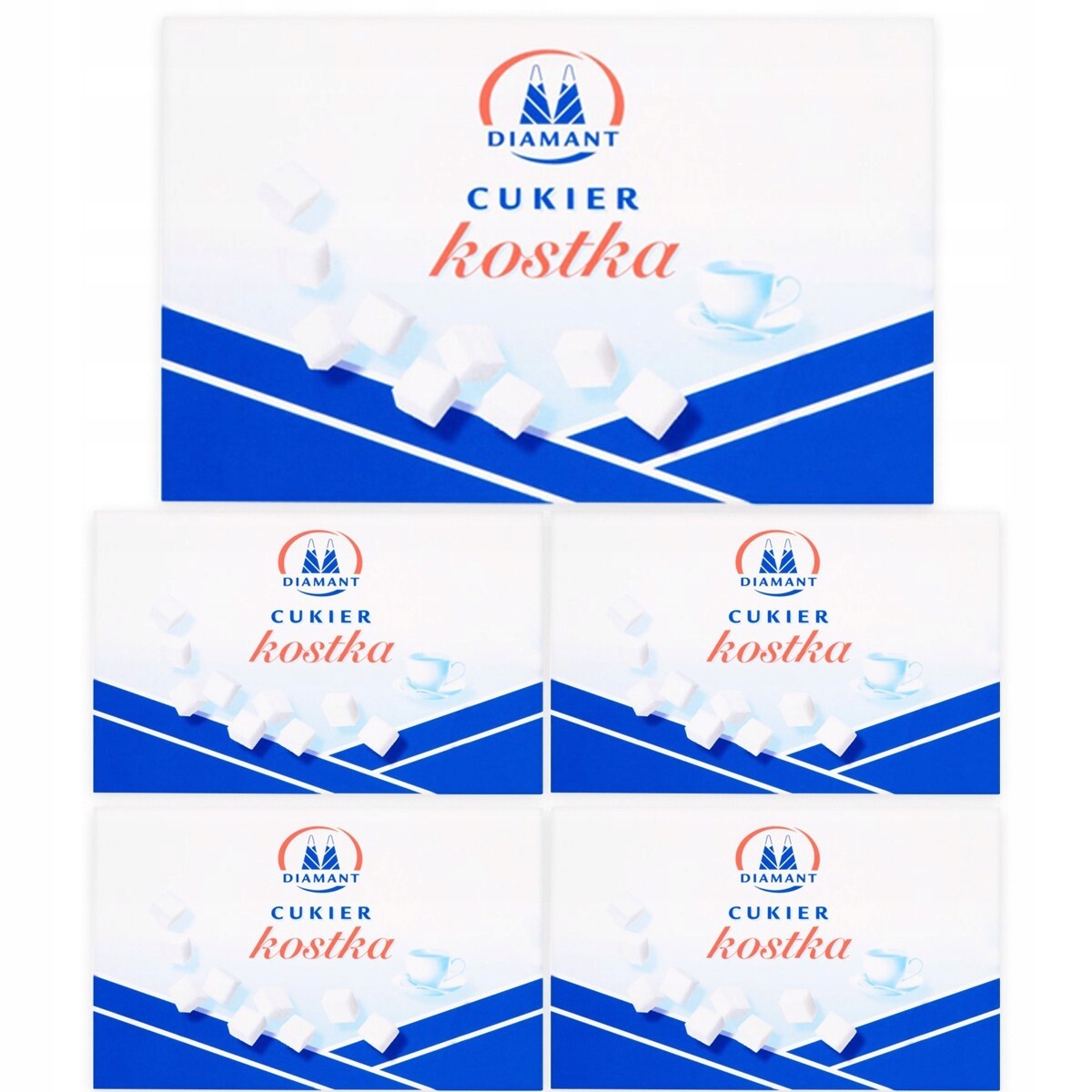 Diamant Cukr kostka 1000 g x 4 kusů