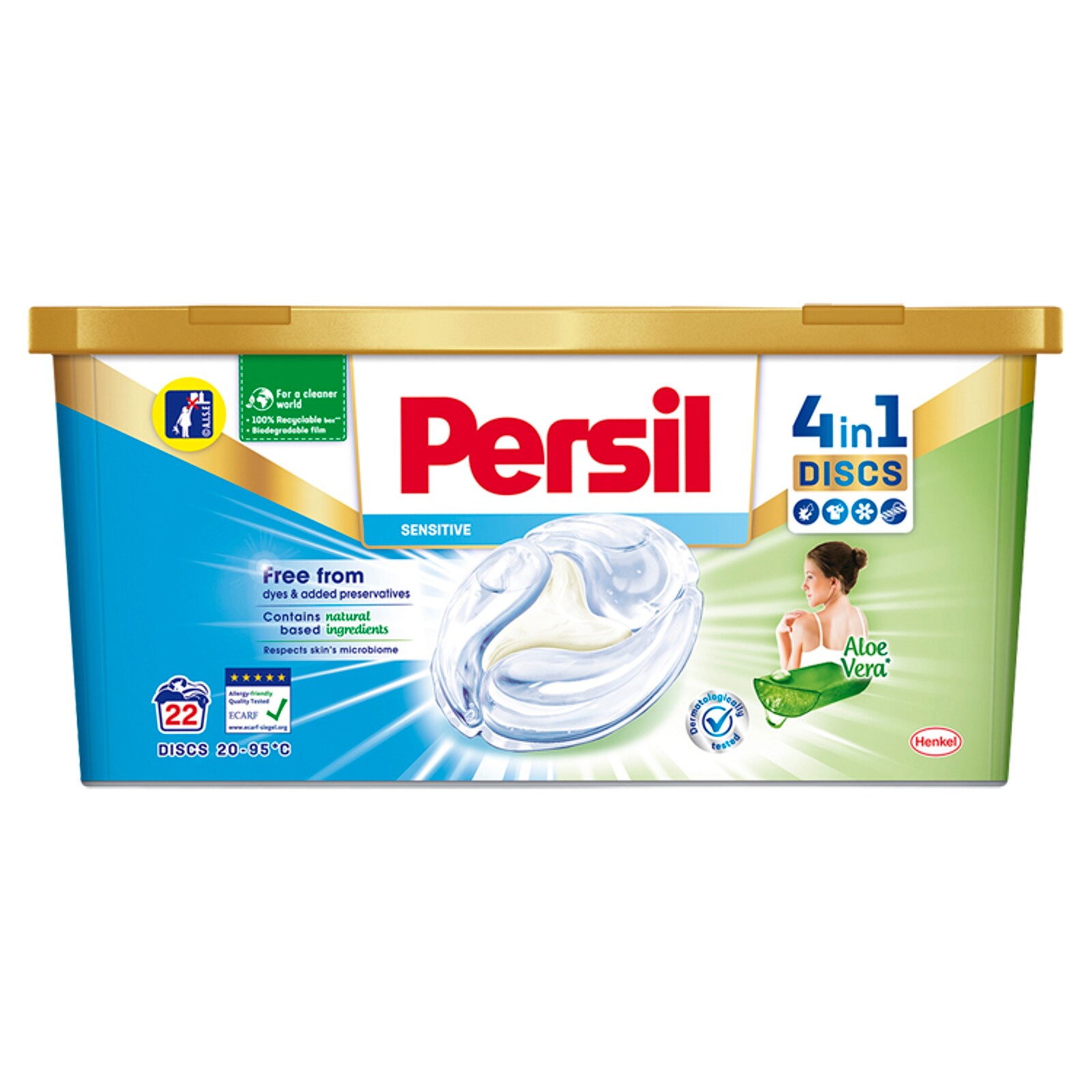 Persil Kapsle na praní 22ks Sensitive aloe vera