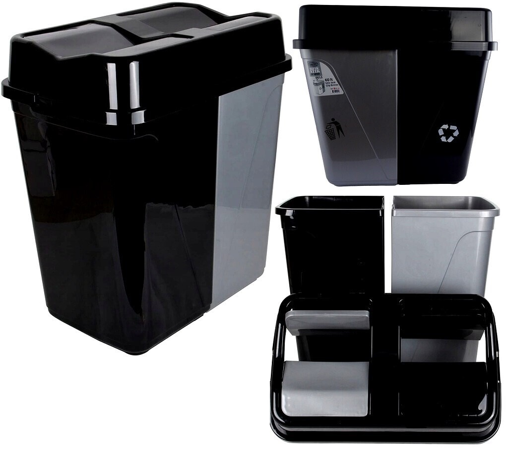 -nepřidávat (slabý Výrobek) Koš Duo Violet 20lt 20lt 40 lt 54x35x76,5