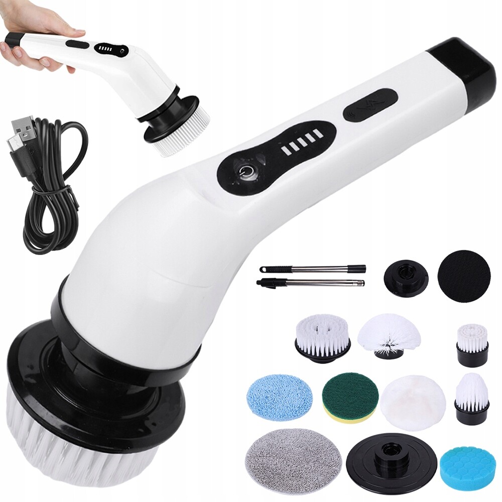 Ruční 9v1 elektrický čisticí kartáč Teleskopické čisticí nástroje