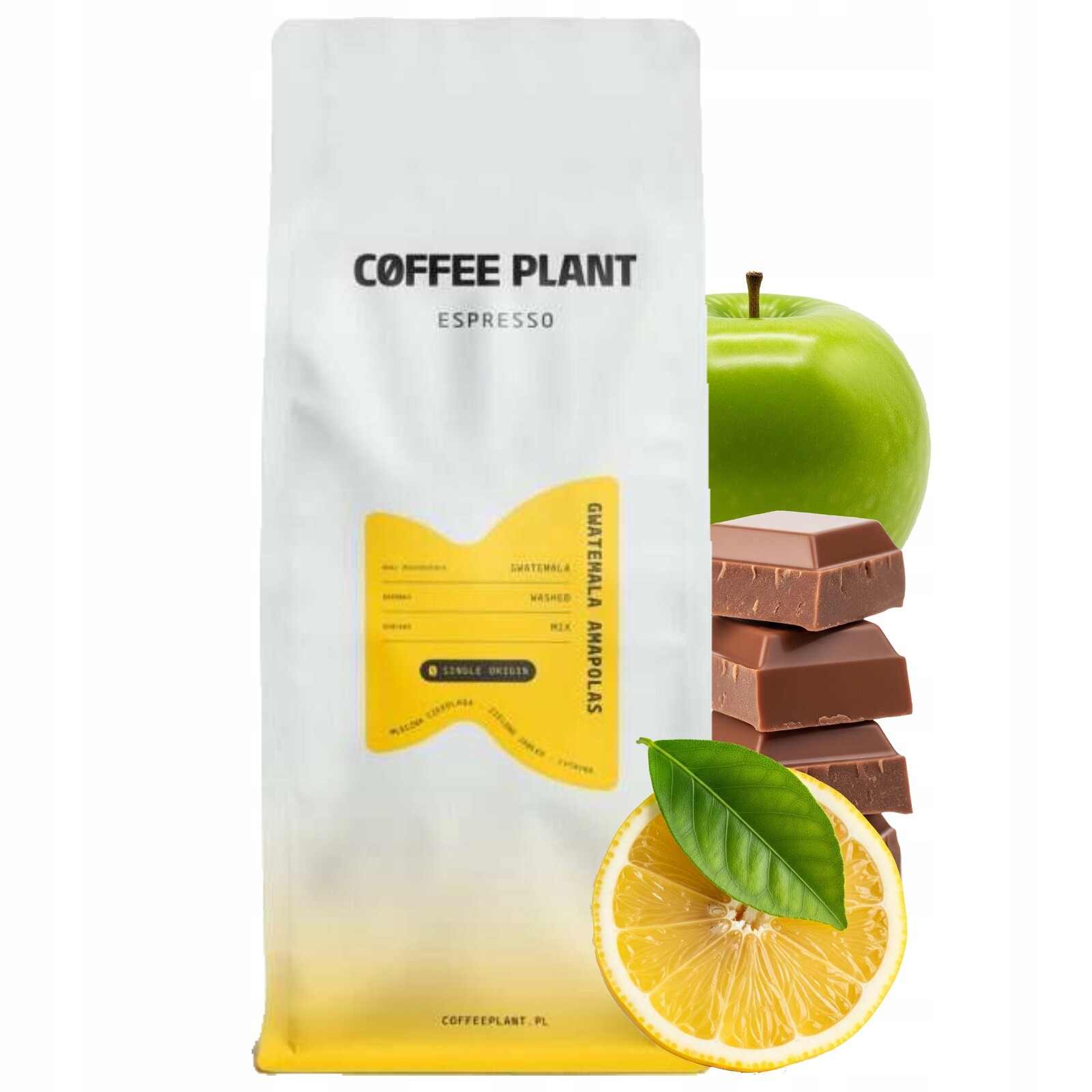 Káva zrnková Coffee Plant Guatemala Amapolas 100% Arabika 1 kg