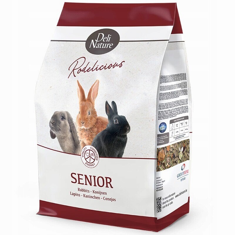 Deli Nature Rodelicious Senior Rabbits – směs pro starší králíky 2
