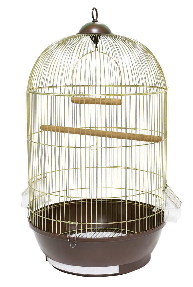 Panama Pet Klec pro ptáky 40x40x70 cm, zlato/hnědá