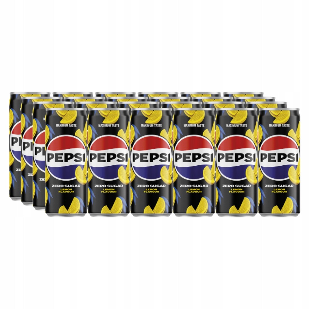 Pepsi Lemon Zero 24x 330ml citronový kolový nealkoholický nápoj bez cukru