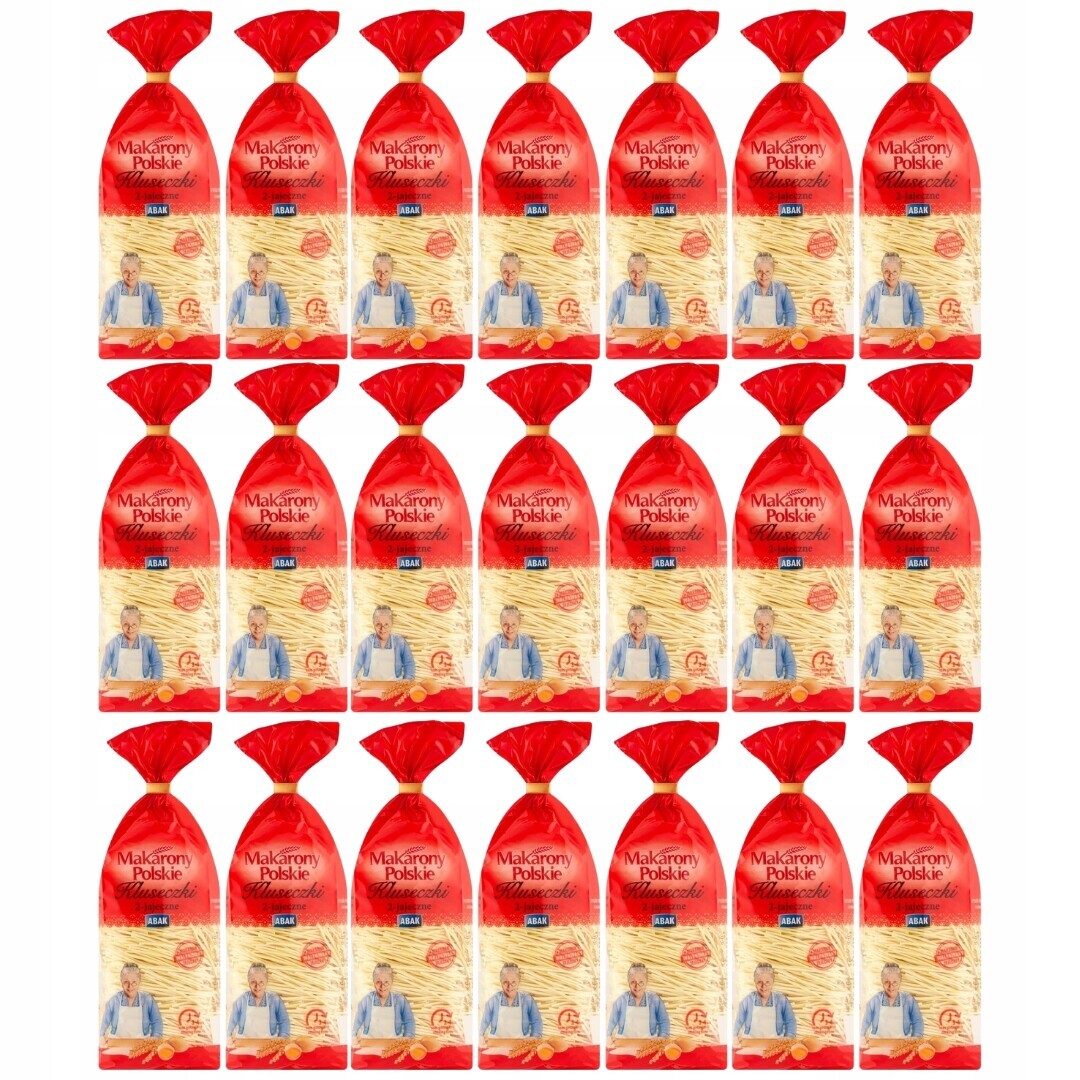 Těstoviny Polské Těstoviny 2-vaječné knedlíky 250 g x 21 kusů