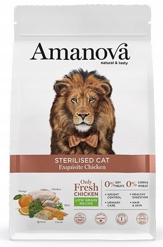 Amanova Cat Sterilized Exquisite Chicken kuře 6kg