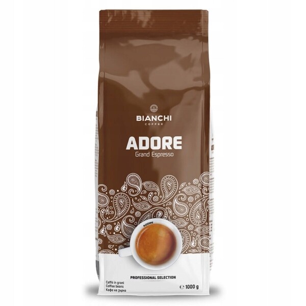 Káva Zrnková Bianchi Adore Grand Espresso 1000 g 80% Arabica 20% Robusta