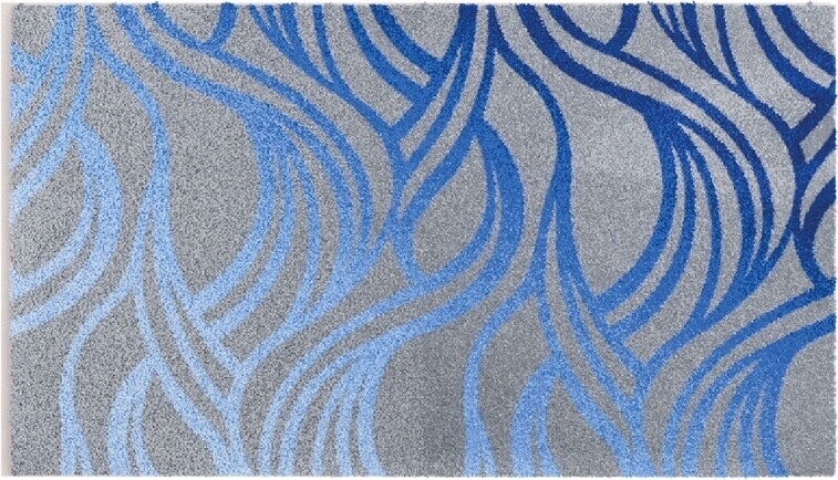 GRUND MAYRA - Koupelnová předložka modrá Rozměr: 60x100 cm