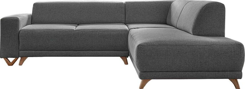 Šedá rozkládací/s úložným prostorem rohová pohovka (pravý roh/do L) Classy Sophie – Miuform