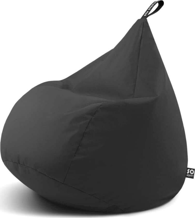 Šedý sedací vak Drop XL – So Soft?