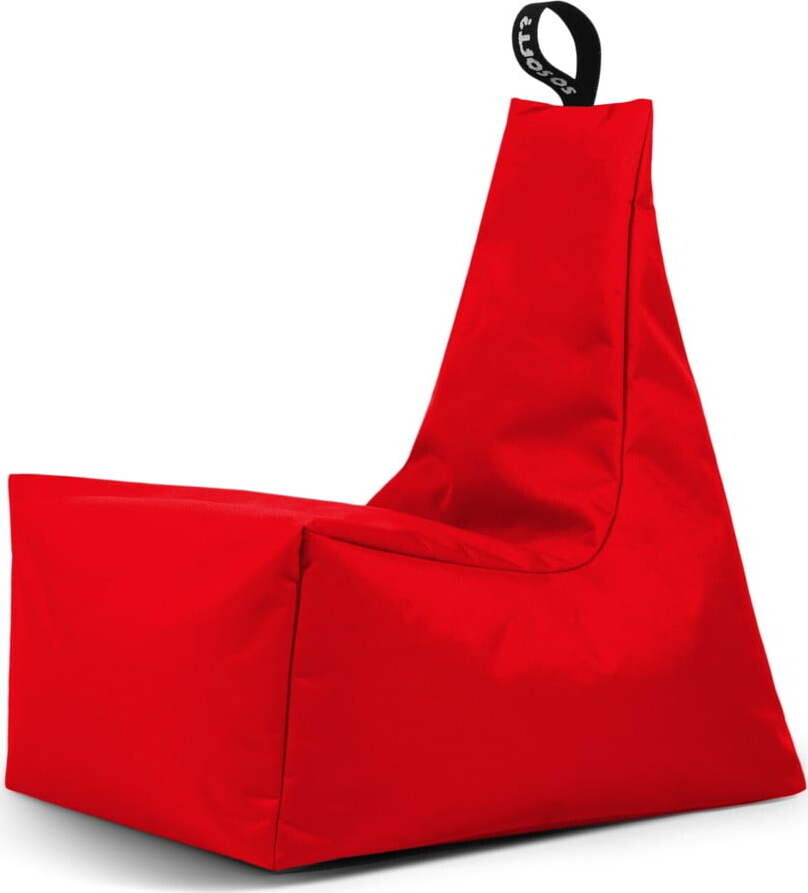 Červený dětský sedací vak Icy M – So Soft?