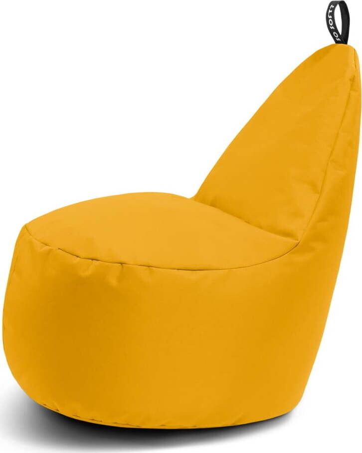 Žlutý sedací vak Lull L – So Soft?