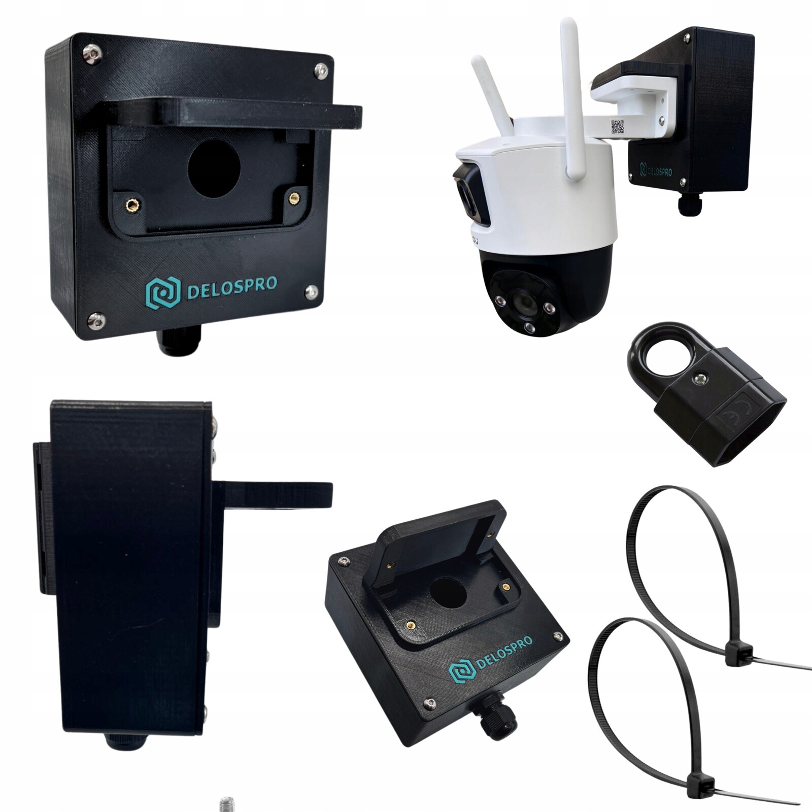 Neinvazivní Plechovka S Těsněním Pro Imou Cruiser Dual 5MP 5MP Žlab, Sloup