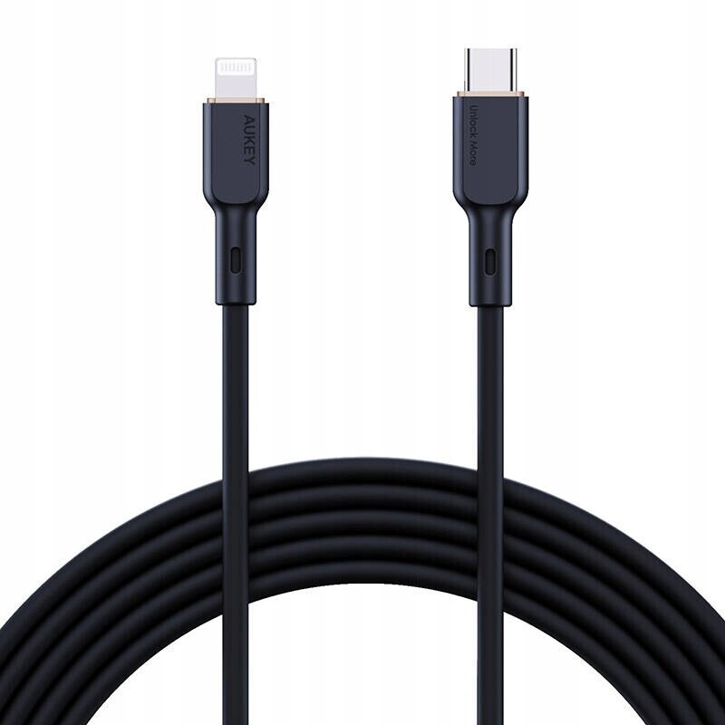 Kabel Aukey Usb typ C Apple Lightning 1 m černý