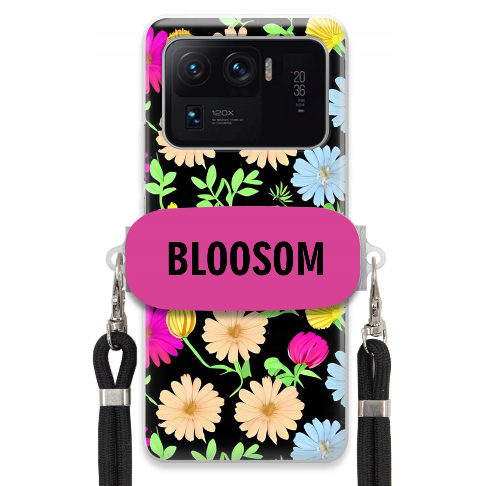 Pouzdro Crossbody Držák Pro Xiaomi Mi 11 Ultra Kryt Květiny Bloosom Flower