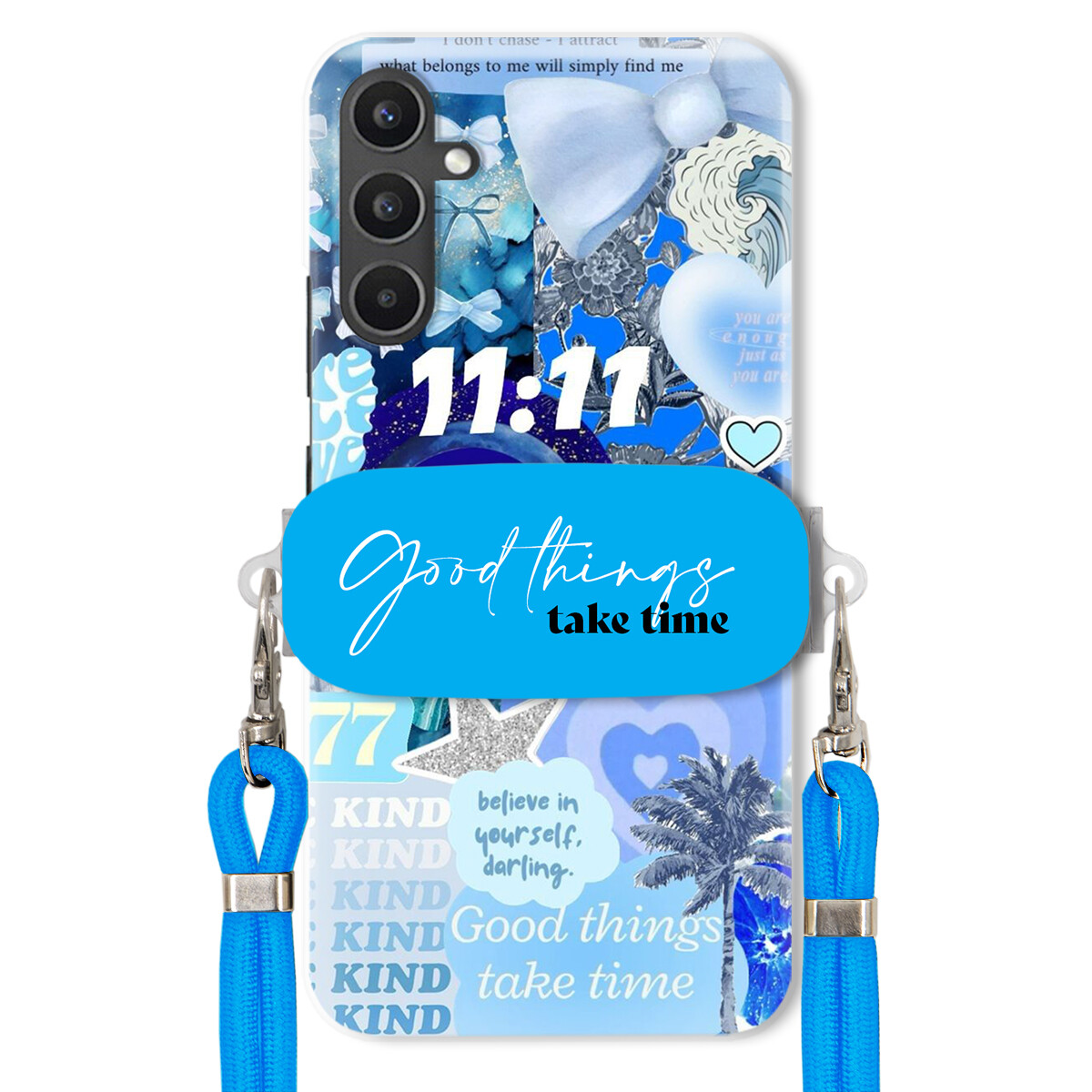 Pouzdro pro Samsung A34 5G Držák Crossbody vodítko Good Things Sea Léta