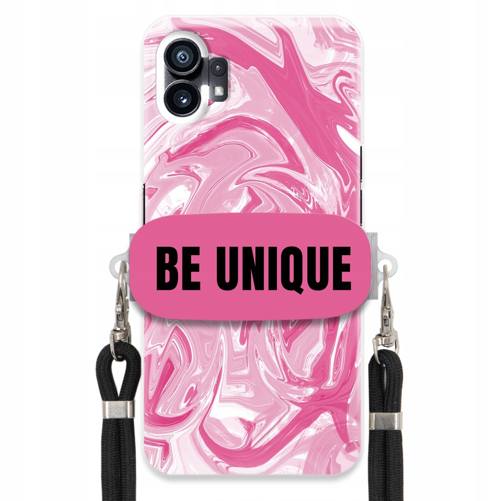 Pouzdro pro Nothing Phone 1 Case Uchytka Šňůrka Černá Růžová Mramorová Unikátní