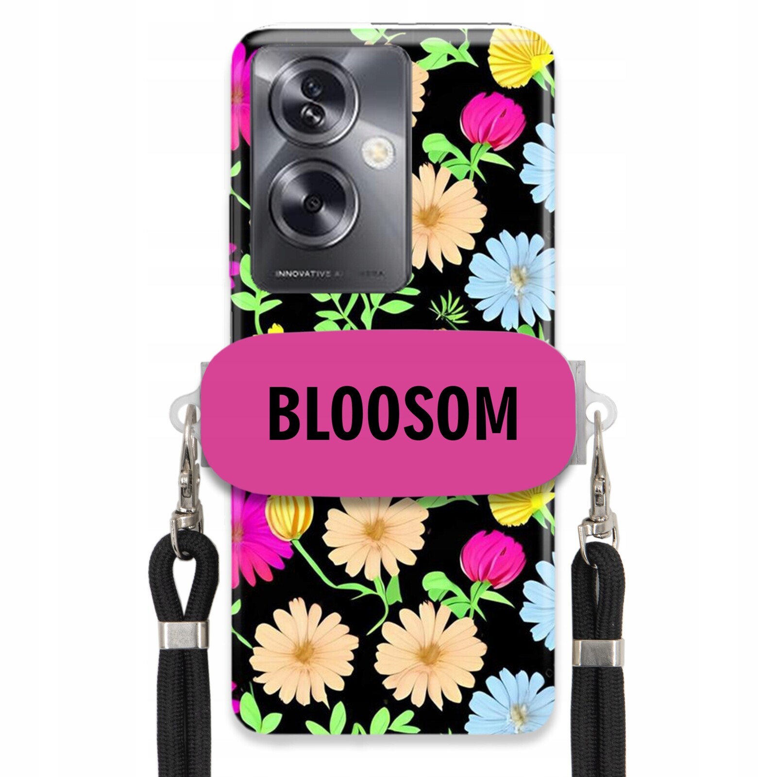 Pouzdro Crossbody Držák Pro Oppo A79 5G Kryt Case Květiny Bloosom Flower