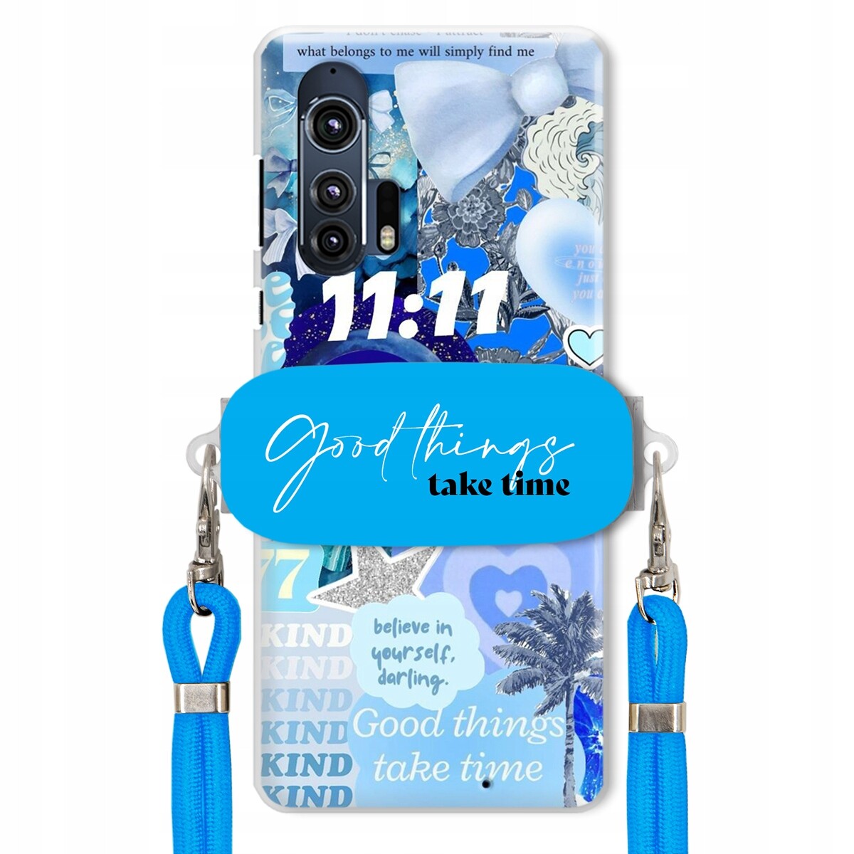 Pouzdro pro Motorola Edge Plus Držák Crossbody vodítko Good Things Dovolená