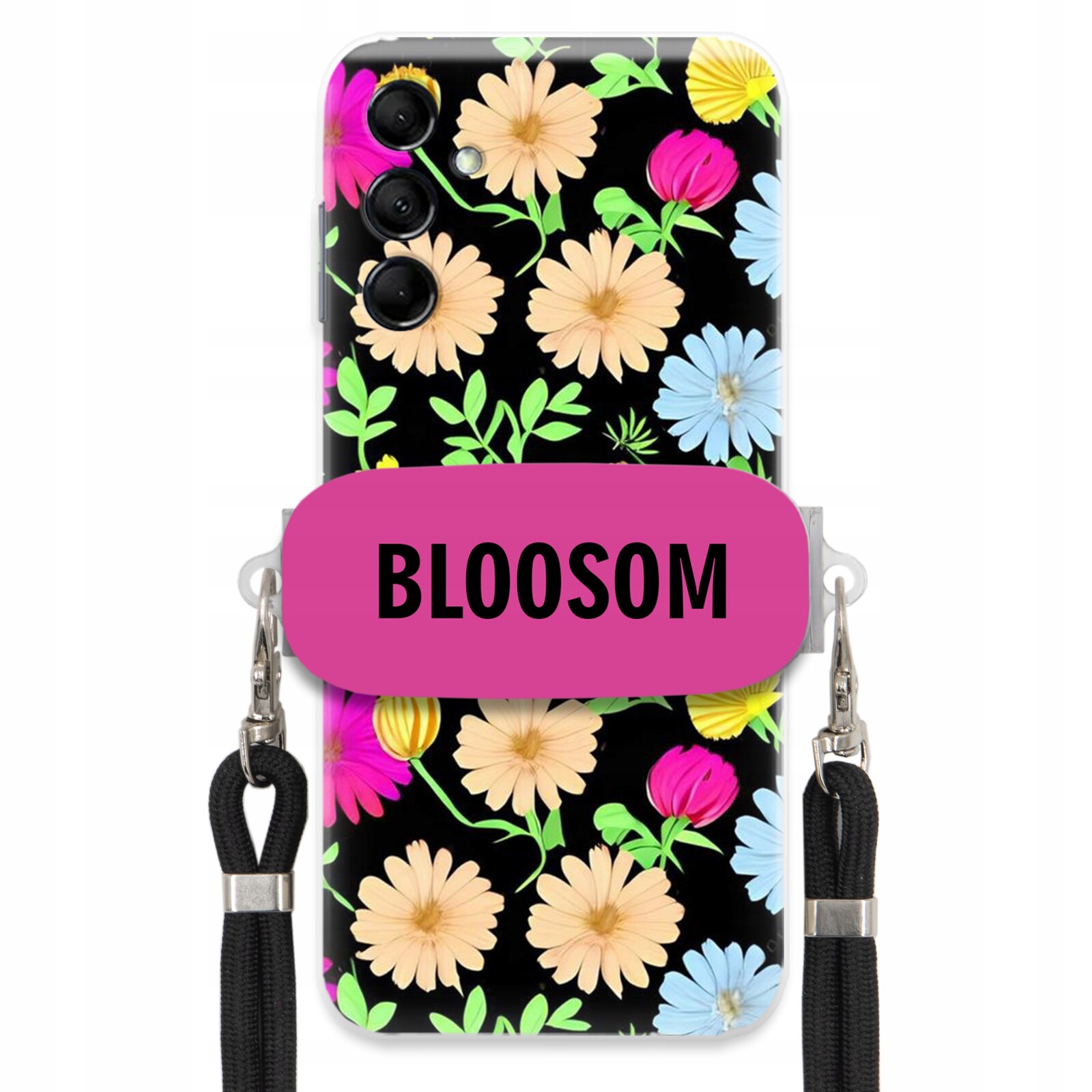 Pouzdro Crossbody Držák Pro Samsung M14 5G Kryt Case Květiny Bloosom Flower