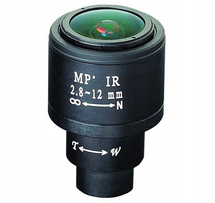 2.8 12mm varifokální objektiv M12x0.5