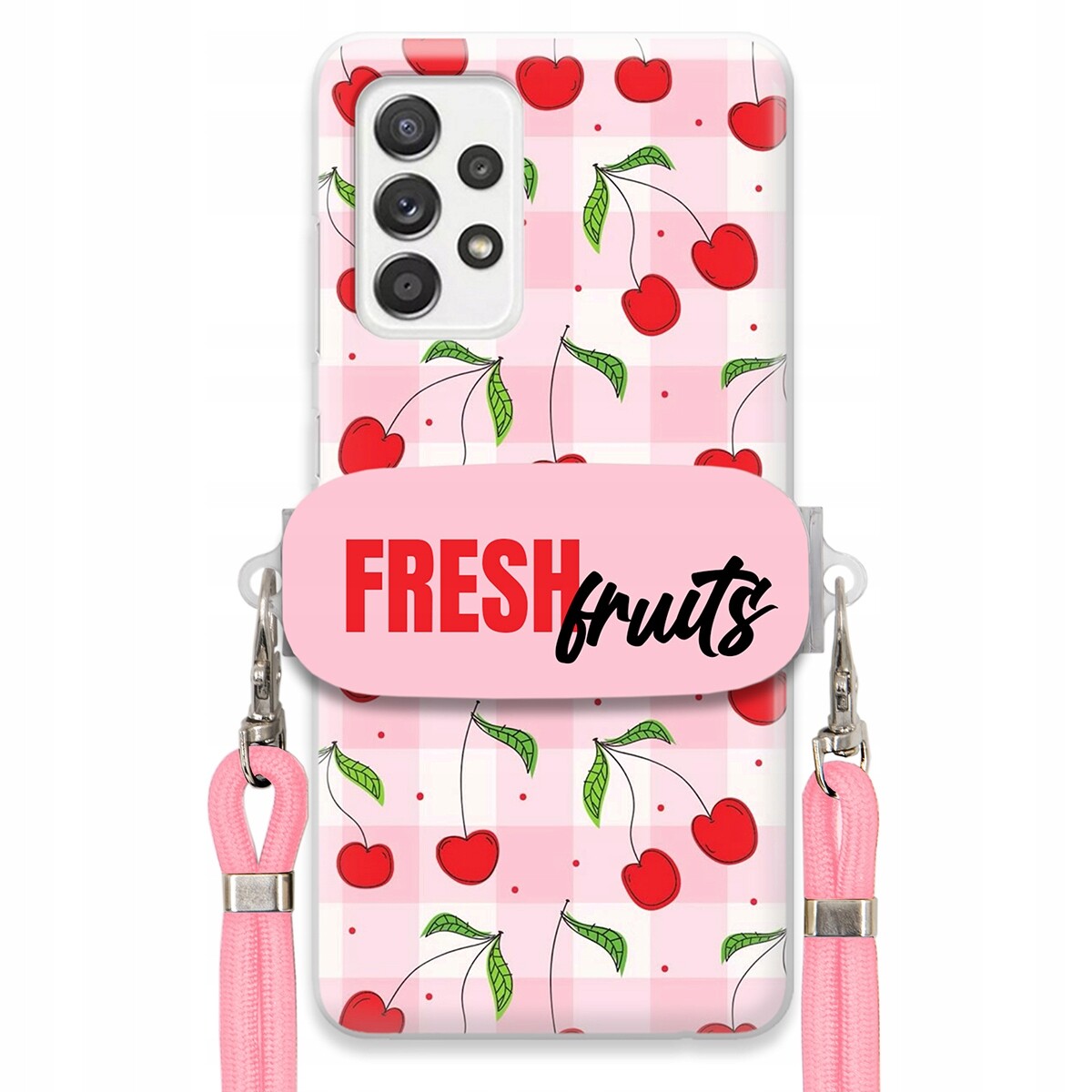 Pouzdro pro Samsung A52/A52 4G/A52 5G/A52s 5G držák na šňůrku Fresh Fruits