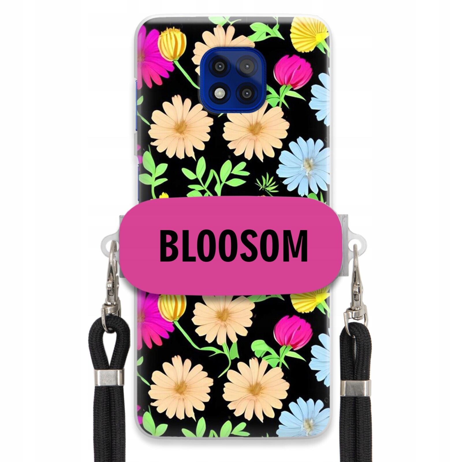 Pouzdro Crossbody Držák Pro Motorola G Power 2021 Case Květiny Bloosom Flower